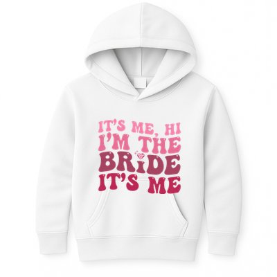  Bride Funny Its Me Hi I'm The Bride Its Me Kids Hoodie