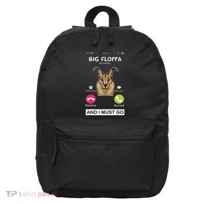 Big Floppa Is Calling Caracal Big Cat Floopa Memes 16 in Basic Backpack