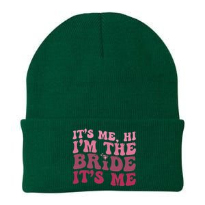 Bride Funny Its Me Hi I'm The Bride Its Me Knit Cap Winter Beanie