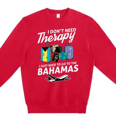 Bahamas Flag I Bahamas Flag I Vacation I Bahamas Premium Crewneck Sweatshirt