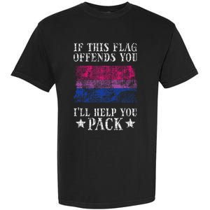 Bisexual Flag If This Offends You Bi Pride Lgbtq Garment-Dyed Heavyweight T-Shirt