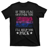 Bisexual Flag If This Offends You Bi Pride Lgbtq T-Shirt