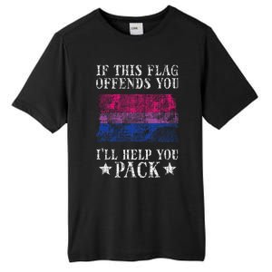 Bisexual Flag If This Offends You Bi Pride Lgbtq Tall Fusion ChromaSoft Performance T-Shirt