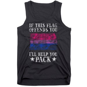 Bisexual Flag If This Offends You Bi Pride Lgbtq Tank Top