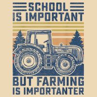 But Farming Is Importanter Farmer Tractor Funny Farm Boys Drawstring Bag