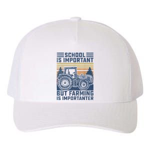 But Farming Is Importanter Farmer Tractor Funny Farm Boys Yupoong Adult 5-Panel Trucker Hat