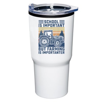 But Farming Is Importanter Farmer Tractor Funny Farm Boys Tumbler