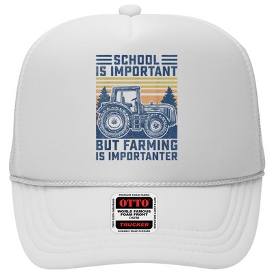 But Farming Is Importanter Farmer Tractor Funny Farm Boys Trucker Hat