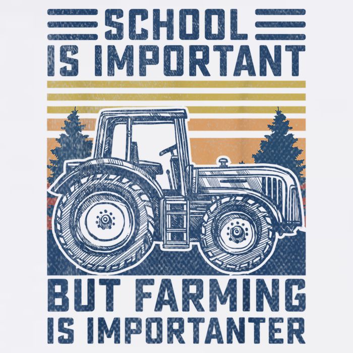 But Farming Is Importanter Farmer Tractor Funny Farm Boys Short Acrylic Beanie