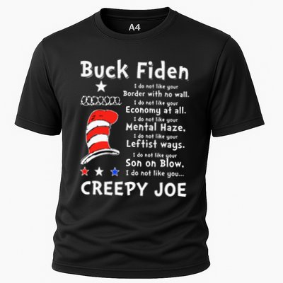 Buck Fiden I Do Not Like Your Border With No Wall Us Flag Performance Shirt