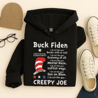 Buck Fiden I Do Not Like Your Border With No Wall Us Flag Hoodie
