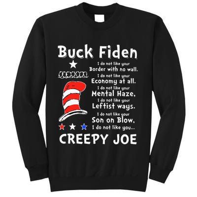 Buck Fiden I Do Not Like Your Border With No Wall Us Flag Sweatshirt