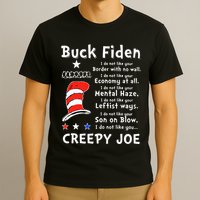 Buck Fiden I Do Not Like Your Border With No Wall Us Flag T-Shirt