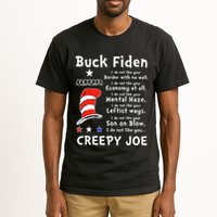Buck Fiden I Do Not Like Your Border With No Wall Us Flag Tall T-Shirt