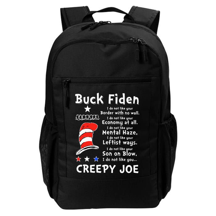 Buck Fiden I Do Not Like Your Border With No Wall Us Flag Backpack