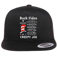 Buck Fiden I Do Not Like Your Border With No Wall Us Flag Flatbill Hat