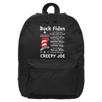 Buck Fiden I Do Not Like Your Border With No Wall Us Flag 16 in Basic Backpack