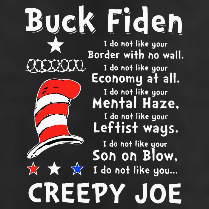 Buck Fiden I Do Not Like Your Border With No Wall Us Flag 25L Jumbo Tote