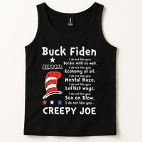 Buck Fiden I Do Not Like Your Border With No Wall Us Flag Tank Top