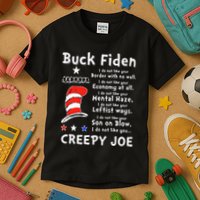 Buck Fiden I Do Not Like Your Border With No Wall Us Flag Kids T-Shirt
