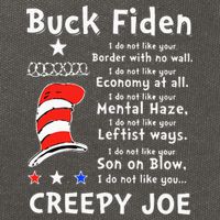 Buck Fiden I Do Not Like Your Border With No Wall Us Flag Cotton Canvas Backpack