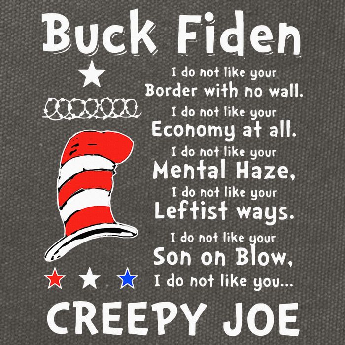 Buck Fiden I Do Not Like Your Border With No Wall Us Flag Cotton Canvas Backpack