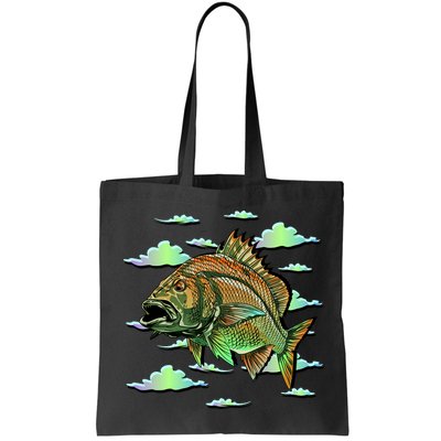 Bass Fishing Illustration River Hook Bag