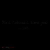 Best Friend I Love You Bitch Funny Tank Top