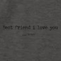 Best Friend I Love You Bitch Funny Vector Backpack