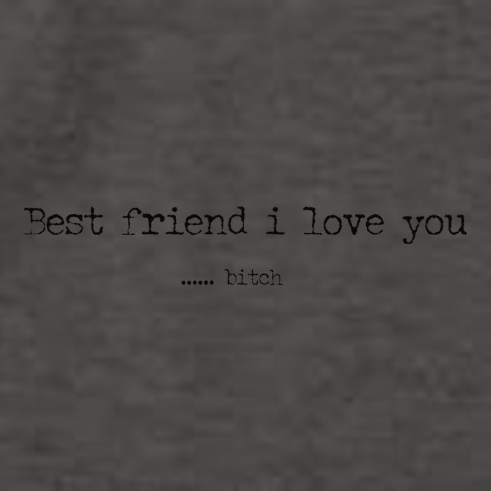 Best Friend I Love You Bitch Funny Vector Backpack