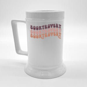 Booktrovert Funny Introvert Book Lover Bookworm Gift Beer Stein