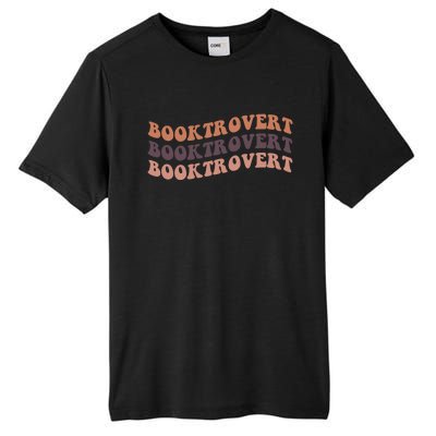 Booktrovert Funny Introvert Book Lover Bookworm Gift Tall Fusion ChromaSoft Performance T-Shirt