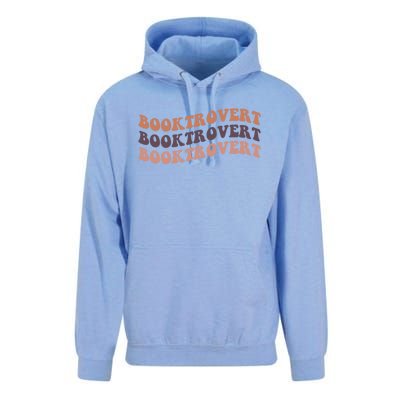 Booktrovert Funny Introvert Book Lover Bookworm Gift Unisex Surf Hoodie