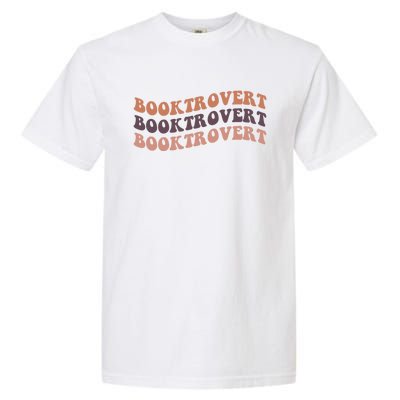 Booktrovert Funny Introvert Book Lover Bookworm Gift Garment-Dyed Heavyweight T-Shirt