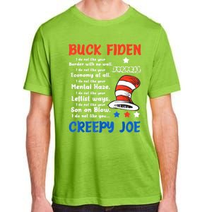 Buck Fiden I Do Not Like Your Border With No Wall Us Flag Adult ChromaSoft Performance T-Shirt