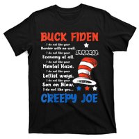 Buck Fiden I Do Not Like Your Border With No Wall Us Flag T-Shirt