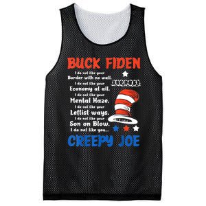 Buck Fiden I Do Not Like Your Border With No Wall Us Flag Mesh Reversible Basketball Jersey Tank