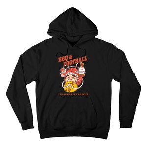 Bbq & Football ItS What Texas Does Hoodie