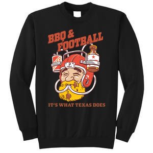 Bbq & Football ItS What Texas Does Sweatshirt