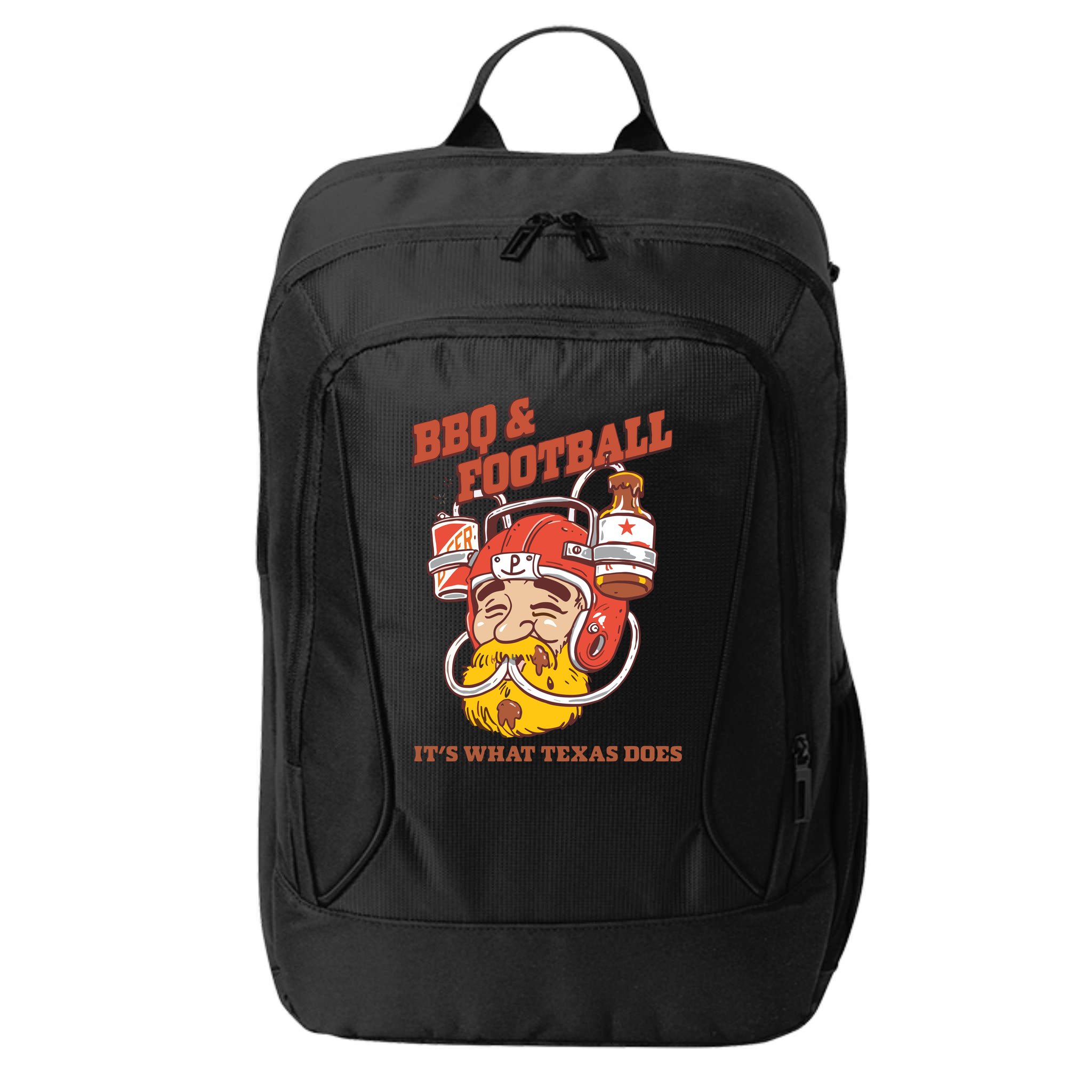 Bbq & Football ItS What Texas Does City Backpack