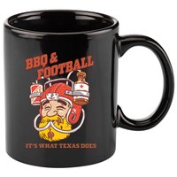 Bbq & Football ItS What Texas Does 11oz C Handle Ceramic Mug