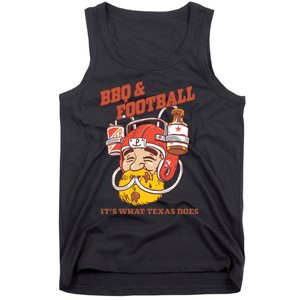 Bbq & Football ItS What Texas Does Tank Top