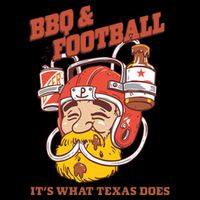 Bbq & Football ItS What Texas Does Kids Hoodie