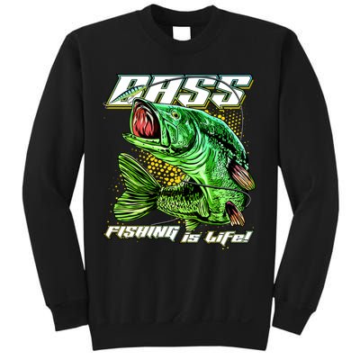 Bass Fishing Is Life Sweatshirt