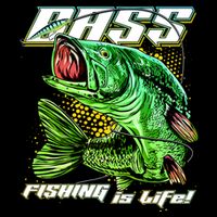 Bass Fishing Is Life Impact Tech Backpack