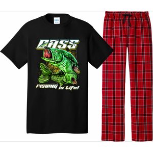 Bass Fishing Is Life Pajama Set