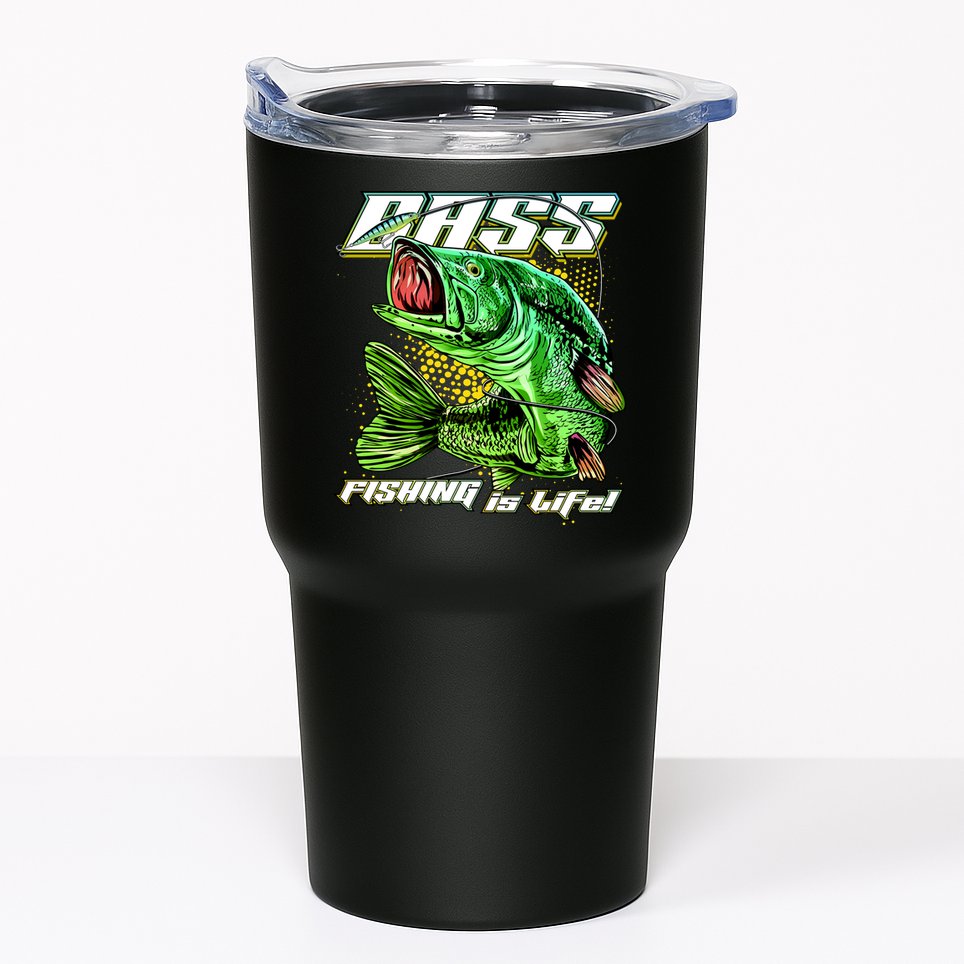 Bass Fishing Is Life Tumbler