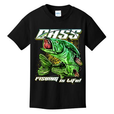 Bass Fishing Is Life Kids T-Shirt