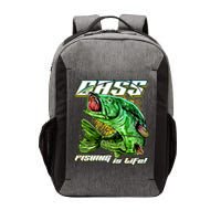 Bass Fishing Is Life Vector Backpack