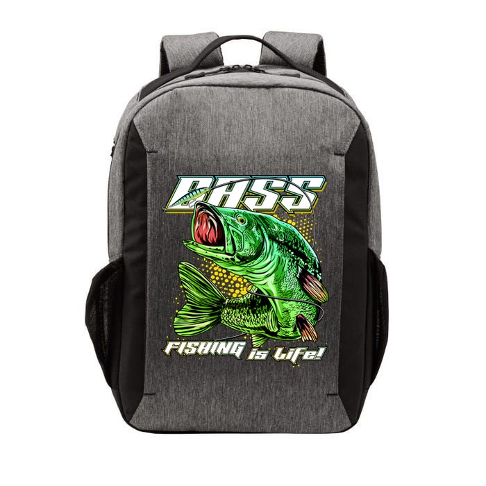 Bass Fishing Is Life Vector Backpack